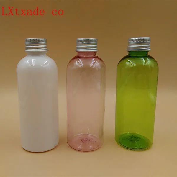 Bouteille Livraison gratuite 100 ml vert rose blanc bouteille vide en plastique nouveau style original rechargeable parfum cosmétique contenants d'eau