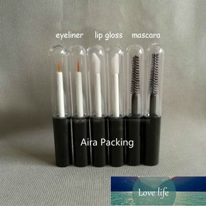 Fles 50 stks / partij 4 ml superieure kwaliteit lege eyeliner container diy high-end plastic lip glanst cosmetische mascara tube