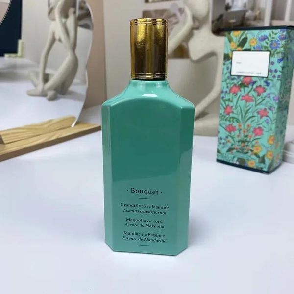 Botella de lujo Colonia Mujeres Perfume Diseñador de fragancia Flora Flora Gorgeous Jasmine 100ml Versión más alta Cfragrance spray estilo lásico l