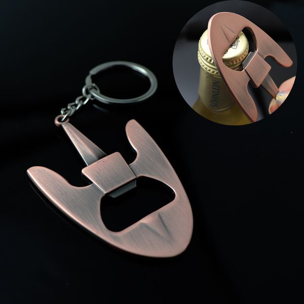 Ouvre-bouteille porte-clés breloques d'ancre antiques porte-clés en métal outils porte-clés en alliage de zinc pour la fabrication de bijoux cadeau souvenir de fête
