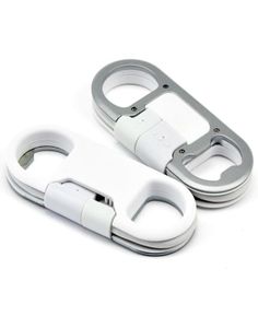 Câble de données Keychain ouvre-bouteille Portable 3in1 Cordon de charge USB pour téléphone intelligent SN58624350895