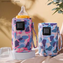 Chauffe-bouteille stérilisateurs # chauffage de bouteille de soins pour bébé usb manche de bouteille de bouteille portable sac à lait d'hiver extérieur sac Q240416