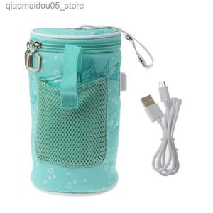 Chauffe-bouteille stérilisateurs # USB Baby Care Bottle Milk Filai Chauffeur de bouteille pour isolation thermique Chauffage de thermostat portable Q240416