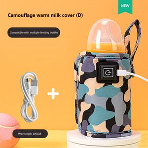 Chauffe-biberons Stérilisateurs # USB Chauffe-allaitement pour bébé Manchon d'isolation de lait sûr Portable Polyvalent On The Go Outdoor Winter for Home Travel 230728