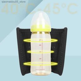 Flesverwarmers Sterilizers# USB -flesverwarming Tas voor constante temperatuurverwarming van melkkunstwerk Portable Intelligent Baby Travel Verstelbare melkverwarming Q240416
