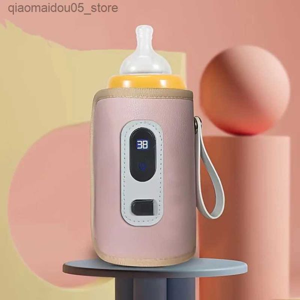 Chauffe-bouteille stérilisateurs # chariot de chauffage de lait USB sac isolée bébé soins chauffe-bouteille de sécurité