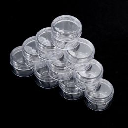 Flessen 100 x 2G/3G/5G/10G/15G/20G PLASTIC Lege Clear Cosmetic Jars Makeup Container Lotion Flacons Face Croom Box Sample Pots Gelkles
