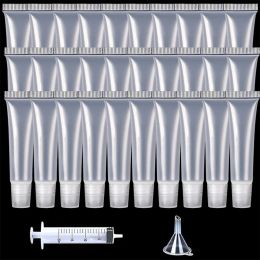 Bouteilles 100 pièces 5ml 10ml 15ml, Tube de brillant à lèvres, Tube souple à presser, conteneur vide de baume à lèvres, bouteilles de crème transparentes à presser