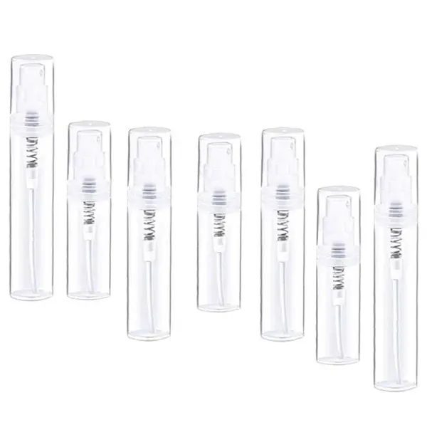 Bouteilles 100pcs MINI PLASTIQUE PLUBLE PLUPER 2ML 3ML 5ML 8ML 10ML Perfume bouteille PARFUME BOODE REFOLLABLE FIME COSMETIQUE VIAL CASMÉTIQUE