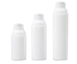 Bouteilles 10pcs 30/50 / 75 ml vide sans air cosmétique vide bouteille vide Pumpe en plastique Transport bouteille de voyage