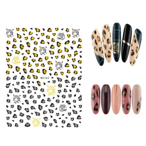 Bouteilles 10pcs couleur léopard imprime