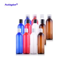 Flessen 10 -stcs lotion shampoo fles leeg met schijf bovenste dop navulbare reisfles cosmetische verpakking douchegel containers 250 ml