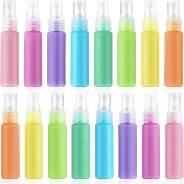 Bouteilles 120 x 10 ml / 30 ml Macaron Couleur Bouteille de toner vide Portable Cosmétique Fine Brume Pulvérisateur Atomiseur Pot