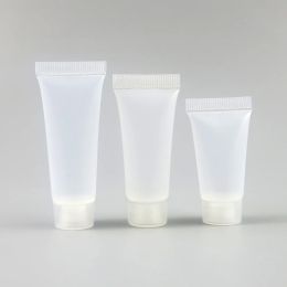 Bouteilles 200 x 5g 10g Small vide rechargeable en plastique transparent bouteille douce à main cosmétique pour le visage à la main
