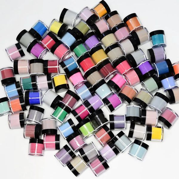 Botellas 20JARS 3 en 1 juego de uñas acrílicas colores vibrantes (como aleatorios) para diseño de arte de uñas colección acrílica de uñas 10g/jar B68r