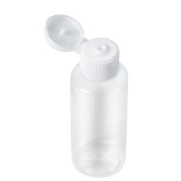 Botellas 20pcs flacon vde plastique 10ml/30ml/50ml/60ml/100ml/120 ml Capa de botellas de plástico vacío para crema de loción líquida