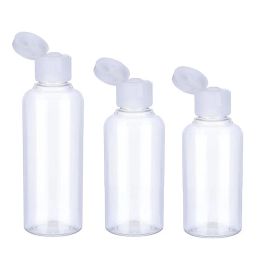 Bottles 3/5/10pcs Travel Bottle 5ml/10ml/30ml/50ml/60ml/100ml/120ml Makeup Empty Plastic Bottles Flip Cap for Liquid Lotion Cream