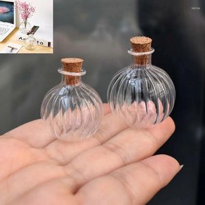 Flessen 30X Kleine Drift Fles Glazen Potten Decor DIY Hanger Container Vaas Bericht Flacon Ornamenten Kurk Potion