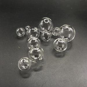 Bouteilles 50pcs 10mm Mini boule de verre creuse avec double trou rond bulle flacon globe orbes bijoux résultats perles accessoires