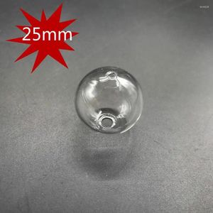 Bouteilles 50pcs 25 mm en verre transparent de souhaits de souhait bouteille Bubble Collier pendentif globe Charme DIY BIJOURS DE DOME TROUVE