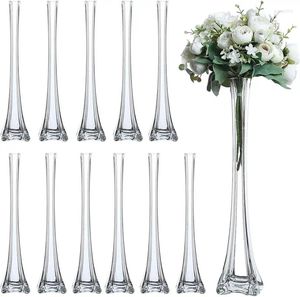 Bouteilles artisanat et pack de fête de 12 vases de la tour Eiffel pour décoration de mariage de fleurs.(20 