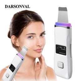 Bouteilles Darsonval électrique épurateur de peau du visage ultrasons propre pores acné visage levage Massage LED ion thérapie par la lumière pelle d'épluchage