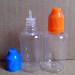 Bouteilles Expédition rapide 50pcs Fial en plastique avec capuchon à l'épreuve de l'enfant 30 ml Bot pour bouteille de compte-gouttes vide de compagnie liquide pour animaux de compagnie