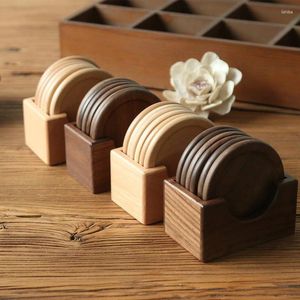 Flessen Japanse houten onderzetters Placemat Planken Dozen Opslag Handige keukenbenodigdheden