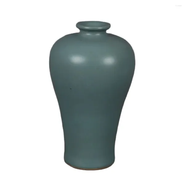 Bouteilles jingdezhen en porcelaine antique en porcelaine gris bleu victoire vitrée de vase de prune