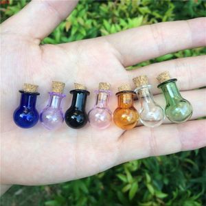 Bouteilles Lampe Forme Pendentifs Mini Cloche Bracelets avec Porte-clés Pots En Verre Cadeau De Mariage Couleur Mixte 70pcshaute quantité