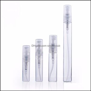 Flessen Packing Office School Business Industrial 2 ml L 5ml 10 ml Plastic / Glas Lege Refilable Sprayfles, Kleine Par Atomizer, Per Sampl