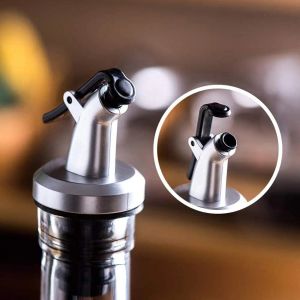 Bouteilles pulvérisateur Spout Liquor Discenseur d'huile pour les déverseurs de vin à huile Flip Top Stopper outil de cuisine