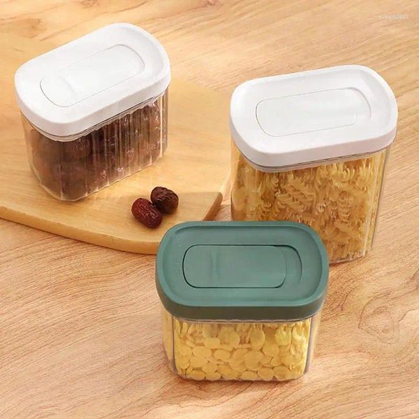 Bouteilles Bot de riz transparent Pottes de rangement de cuisine