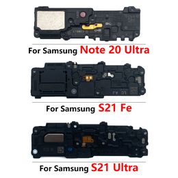 Haut-parleur inférieur Flex pour Samsung Note 20 Ultra / S21 Plus / S21 Fe Sound haut haut-parleur Speak Ringer Flex Cable