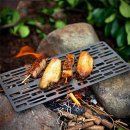 Voyage sans limites Camping Titanium Mini Grill Charcoal Barbecue Grill Gas Grill For Outdoor Picnic BBQ