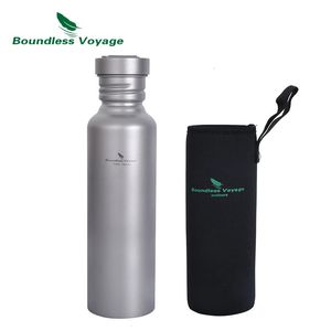 Boundless Voyage Water fles met deksel buiten camping fietsen wandel servies drinkware 25.6 oz/750 ml 240422