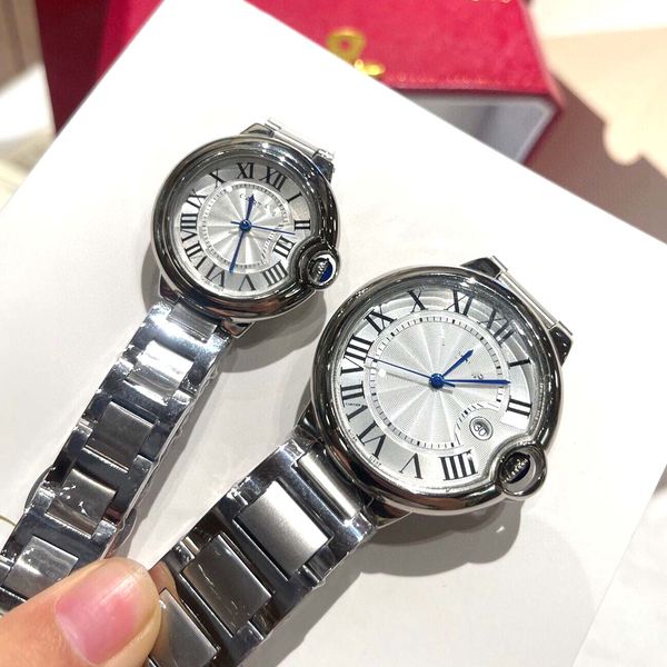 Boutique ballon bleu mouvement à Quartz suisse montres de Couple montres pour hommes et femmes bracelet en acier 316 usine de Taiwan