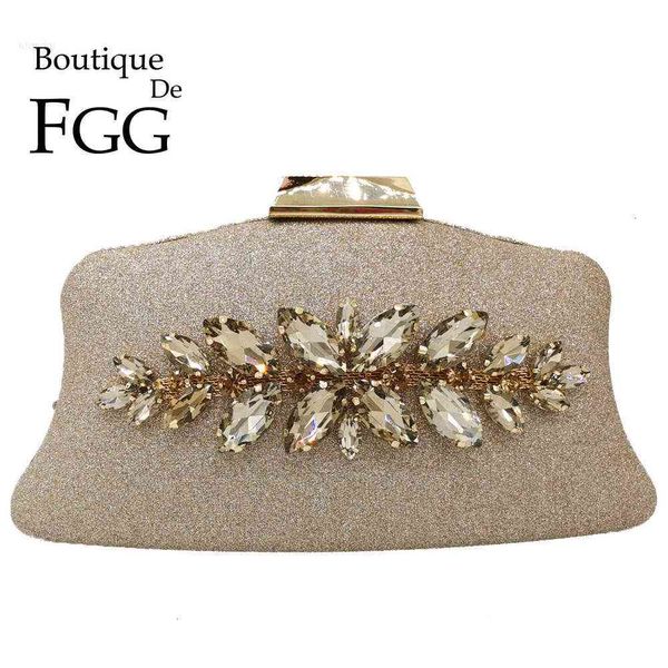 Boutique De Fgg-Bolsos De mano con purpurina para mujer, bolsos De noche con cristales, bolsos y bolsos formales para cena, bolso De diamantes para fiesta De boda