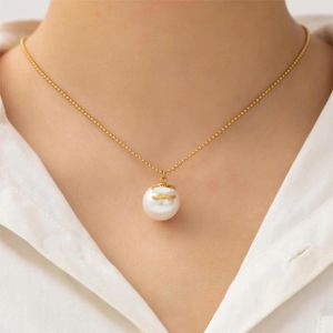 Collier minimaliste plaqué or de créateur de boutique, bijoux de haute qualité, pendentif, style romantique, bijoux à la mode, collier de haute qualité, fête d'anniversaire