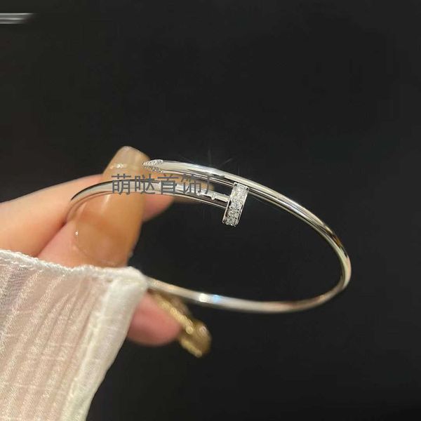 Boutique Internet celebridad extremo oro asiático edición fina pulsera cati barro diamante circón anillo de uñas estilo de lujo ligero Mujer