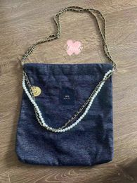 Moda de embalaje boutique Glitter Blitter Tote con cadena de bolsas Beauthe.