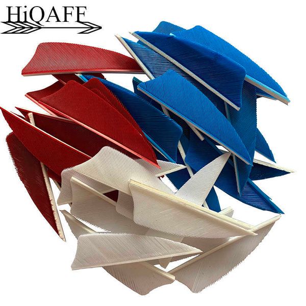 Arc Flèche 100 Pcs Hi-Q Tir À L'arc Flèches Vanes Pouce Plume Réel Dinde Coupe Plume Tir À L'arc Accessoires FletchingHKD230626