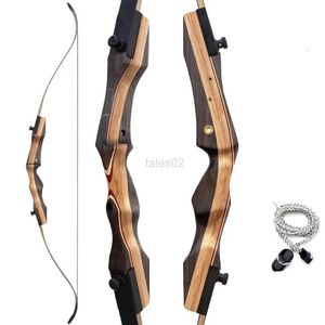 Boog Pijl 62 Houten Takedown Recurve Boog Set 25-50 Lbs Rechterhand Boogschieten Jachtboog voor volwassen beginners Outdoor Oefening yq240327