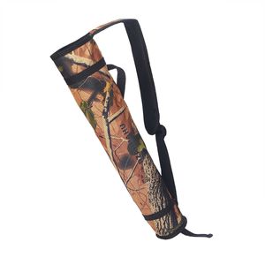 Bow Arrow Tir à l'arc Flèche Carquois Titulaire Poche Bandoulière Réglable Oxford Tissu Arc et Flèche Outil Grande Capacité Flèche Sac De RangementHKD230626