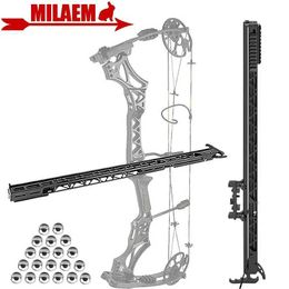 Arco Flecha Tiro con arco Lanzador de bolas de acero Arco recurvo compuesto Lanzador de pista de bolas de acero Asistente de disparo continuo Herramienta de arco de doble uso YQ240301