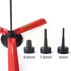 Arco flecha cilíndrico Fletching Jig tiro con arco anillo de caza paletas de varios tamaños herramienta de doble pluma pegajosa Diy H1p1HKD230626