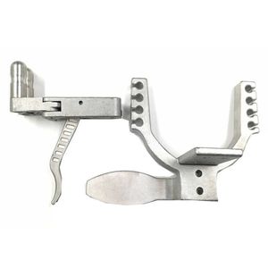 Tirachinas mecánico de arco y flecha, accesorios de bricolaje, módulo deslizante de pedal de 25*25mm, gatillo de acero inoxidable, banda de goma fuerte, tirachinasHKD230626