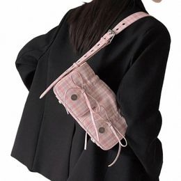 Bow Sac à armonnage frappé pour les sacs d'épaule pour femmes Pu Leather Fi Designer Menger Sacs Mes à main dames f0v6 #