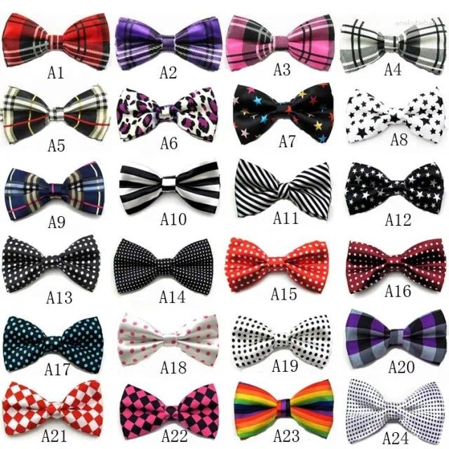 Bow Ties 1000pcs/lot Men's Adult Party Print Color Bowtie/men Tuxedo General Neckties Butterfly Tie