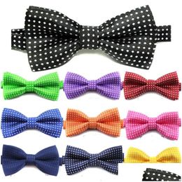 Noeuds Papillon 10X5Cm Réglable Imprimer Bowknots Pour Enfants Enfants Garçon Party Club Décor Chien De Compagnie Accessoires De Mode Drop Delivery Dhka0